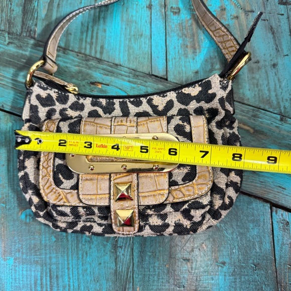Vintage Y2K Jungle Cat Mini Purse Clutch Animal Print - Picture 7 of 13
